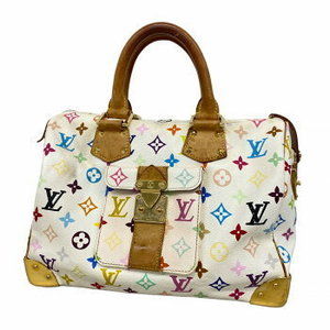 Louis Vuitton Multicolor Speedy Handbag Bron White